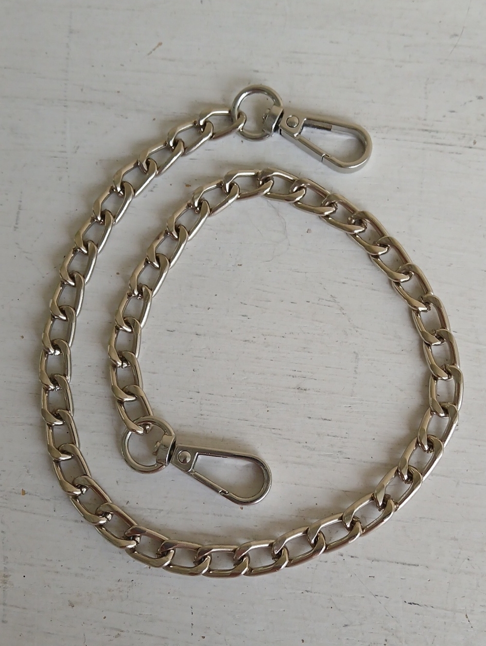 Silver Chain Strap with Clips - Women's Accessory